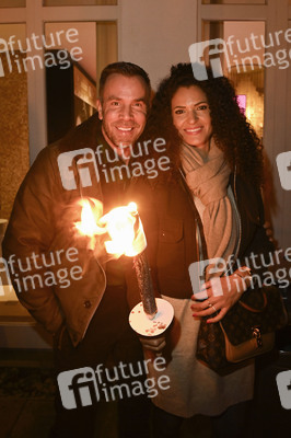 Fackellauf bei den Baltic Lights 2025 auf Usedom