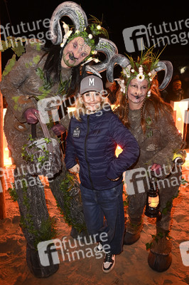 Fackellauf bei den Baltic Lights 2025 auf Usedom