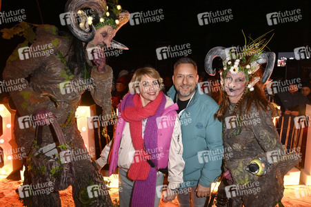 Fackellauf bei den Baltic Lights 2025 auf Usedom