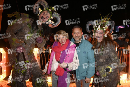 Fackellauf bei den Baltic Lights 2025 auf Usedom