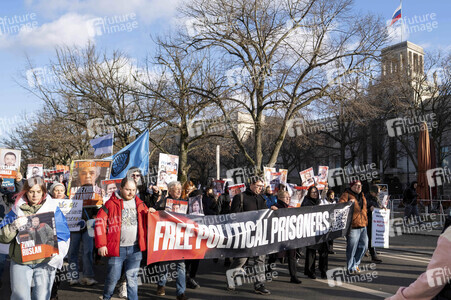 Demonstration 'Russland gegen Putin!' in Berlin