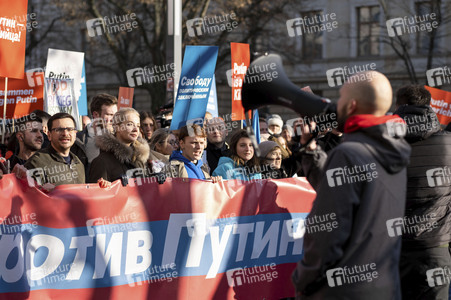 Demonstration 'Russland gegen Putin!' in Berlin