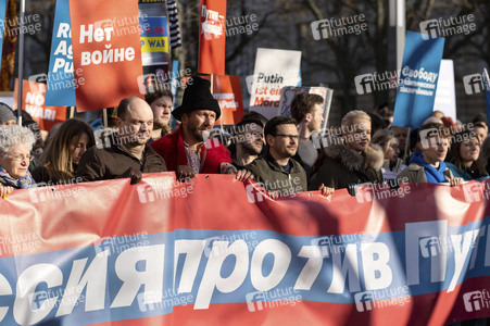Demonstration 'Russland gegen Putin!' in Berlin