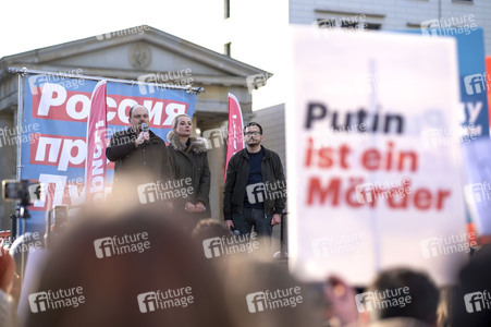 Demonstration 'Russland gegen Putin!' in Berlin