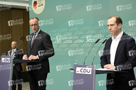 Pressekonferenz der CDU im Nachgang zur Bürgerschaftswahl Hamburg in Berlin