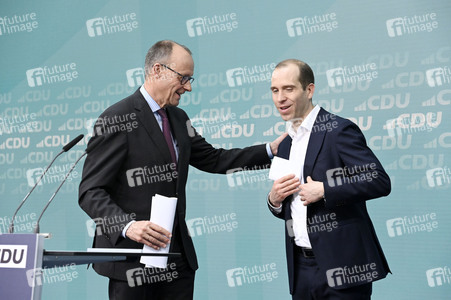 Pressekonferenz der CDU im Nachgang zur Bürgerschaftswahl Hamburg in Berlin