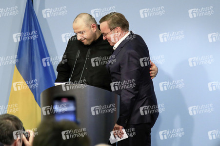 Empfang des ukrainischen Verteidigungsministers in Berlin