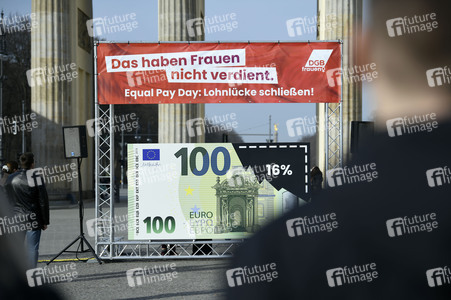 Equal Pay Day Aktion des DGB in Berlin