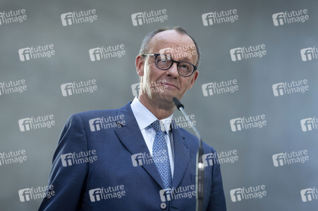 Pressekonferenz nach den Sondierungsgesprächen von Union und SPD in Berlin