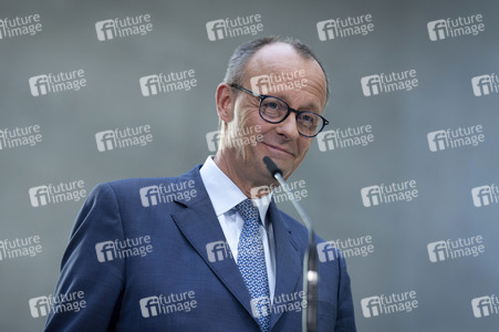 Pressekonferenz nach den Sondierungsgesprächen von Union und SPD in Berlin