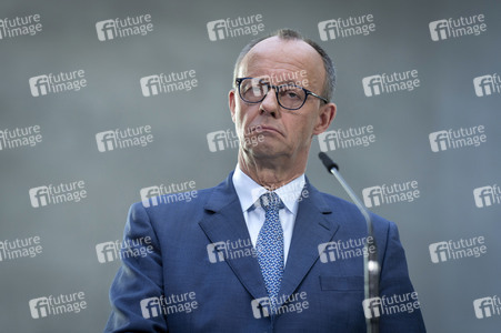 Pressekonferenz nach den Sondierungsgesprächen von Union und SPD in Berlin