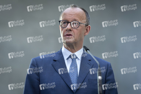 Pressekonferenz nach den Sondierungsgesprächen von Union und SPD in Berlin