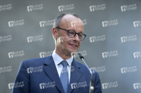 Pressekonferenz nach den Sondierungsgesprächen von Union und SPD in Berlin