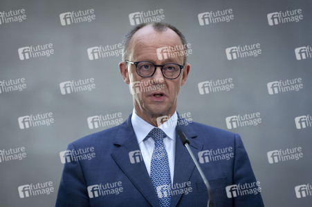 Pressekonferenz nach den Sondierungsgesprächen von Union und SPD in Berlin