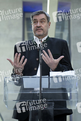 Pressekonferenz nach den Sondierungsgesprächen von Union und SPD in Berlin