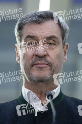 Pressekonferenz nach den Sondierungsgesprächen von Union und SPD in Berlin