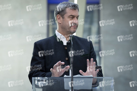 Pressekonferenz nach den Sondierungsgesprächen von Union und SPD in Berlin