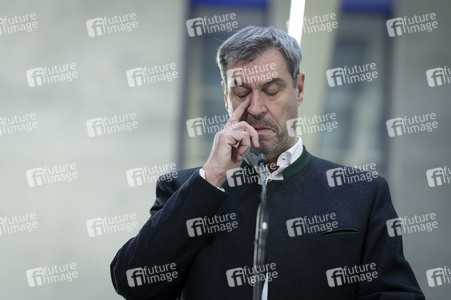 Pressekonferenz nach den Sondierungsgesprächen von Union und SPD in Berlin