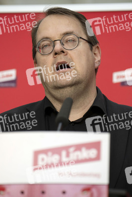 Pressestatement der Partei Die Linke in Berlin