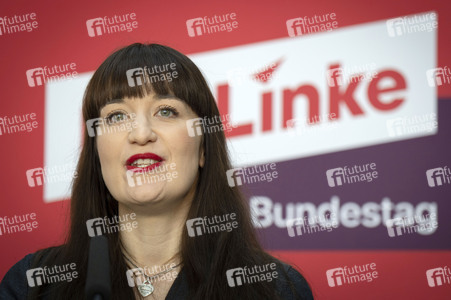 Pressestatement der Partei Die Linke in Berlin