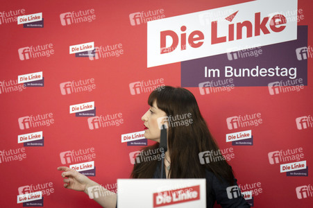 Pressestatement der Partei Die Linke in Berlin