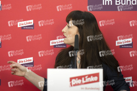 Pressestatement der Partei Die Linke in Berlin