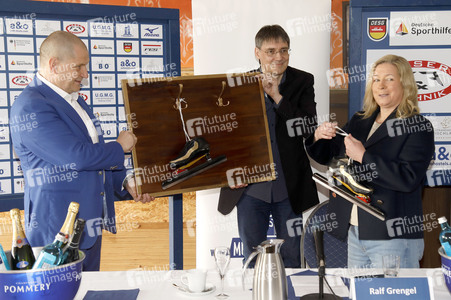 Pressekonferenz mit Claudia Pechstein in Berlin