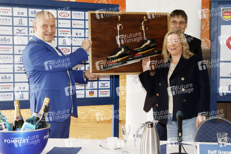 Pressekonferenz mit Claudia Pechstein in Berlin