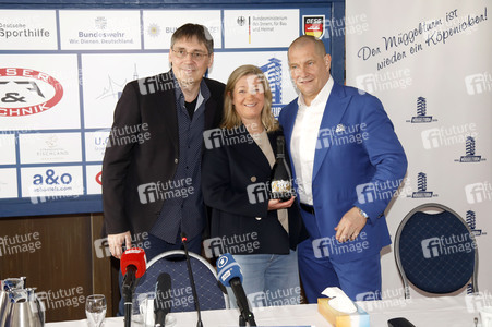 Pressekonferenz mit Claudia Pechstein in Berlin