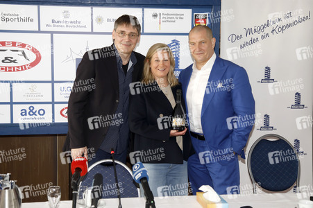 Pressekonferenz mit Claudia Pechstein in Berlin