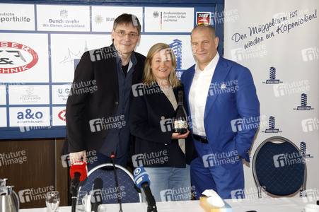 Pressekonferenz mit Claudia Pechstein in Berlin