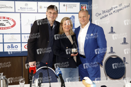 Pressekonferenz mit Claudia Pechstein in Berlin