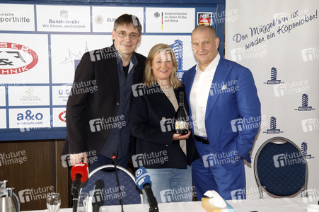 Pressekonferenz mit Claudia Pechstein in Berlin