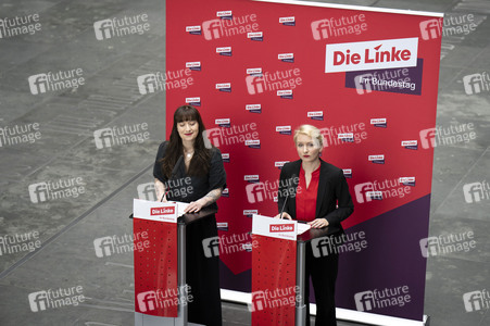Pressestatement der Partei Die Linke in Berlin
