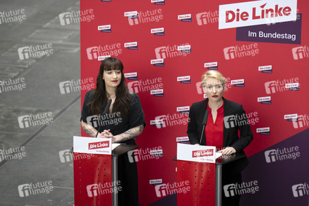 Pressestatement der Partei Die Linke in Berlin