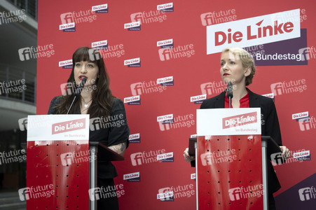 Pressestatement der Partei Die Linke in Berlin