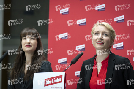 Pressestatement der Partei Die Linke in Berlin