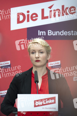 Pressestatement der Partei Die Linke in Berlin