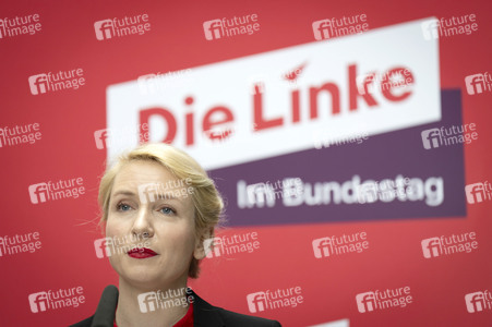 Pressestatement der Partei Die Linke in Berlin