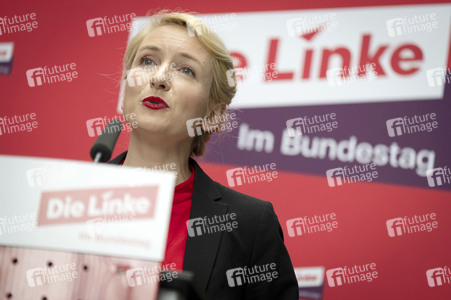 Pressestatement der Partei Die Linke in Berlin