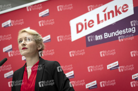 Pressestatement der Partei Die Linke in Berlin