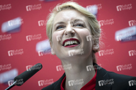 Pressestatement der Partei Die Linke in Berlin