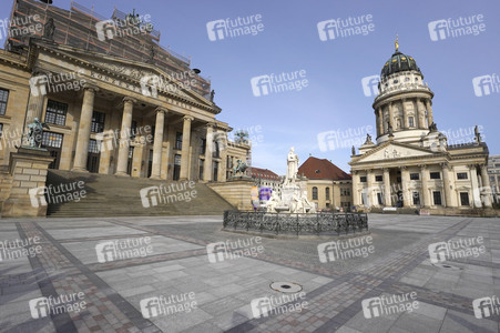 Wiedereröffnung vom Gendarmenmarkt in Berlin