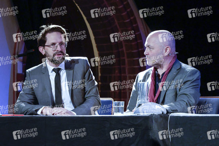 Colum McCann und Jan-Gregor Kremp auf der lit.Cologne 2025 in Köln