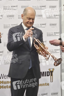 Olaf Scholz auf der Internationalen Handwerksmesse in München