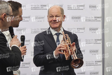 Olaf Scholz auf der Internationalen Handwerksmesse in München