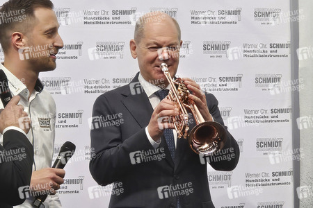 Olaf Scholz auf der Internationalen Handwerksmesse in München