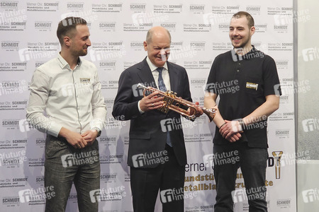 Olaf Scholz auf der Internationalen Handwerksmesse in München