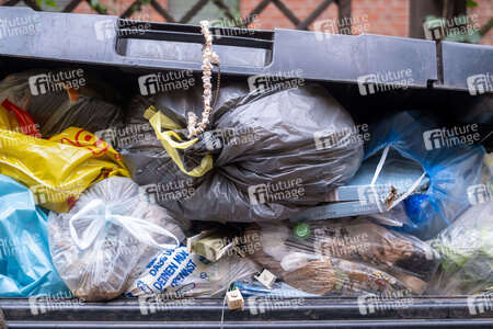 Streik der Stadtreinigung BSR in Berlin