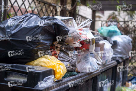 Streik der Stadtreinigung BSR in Berlin